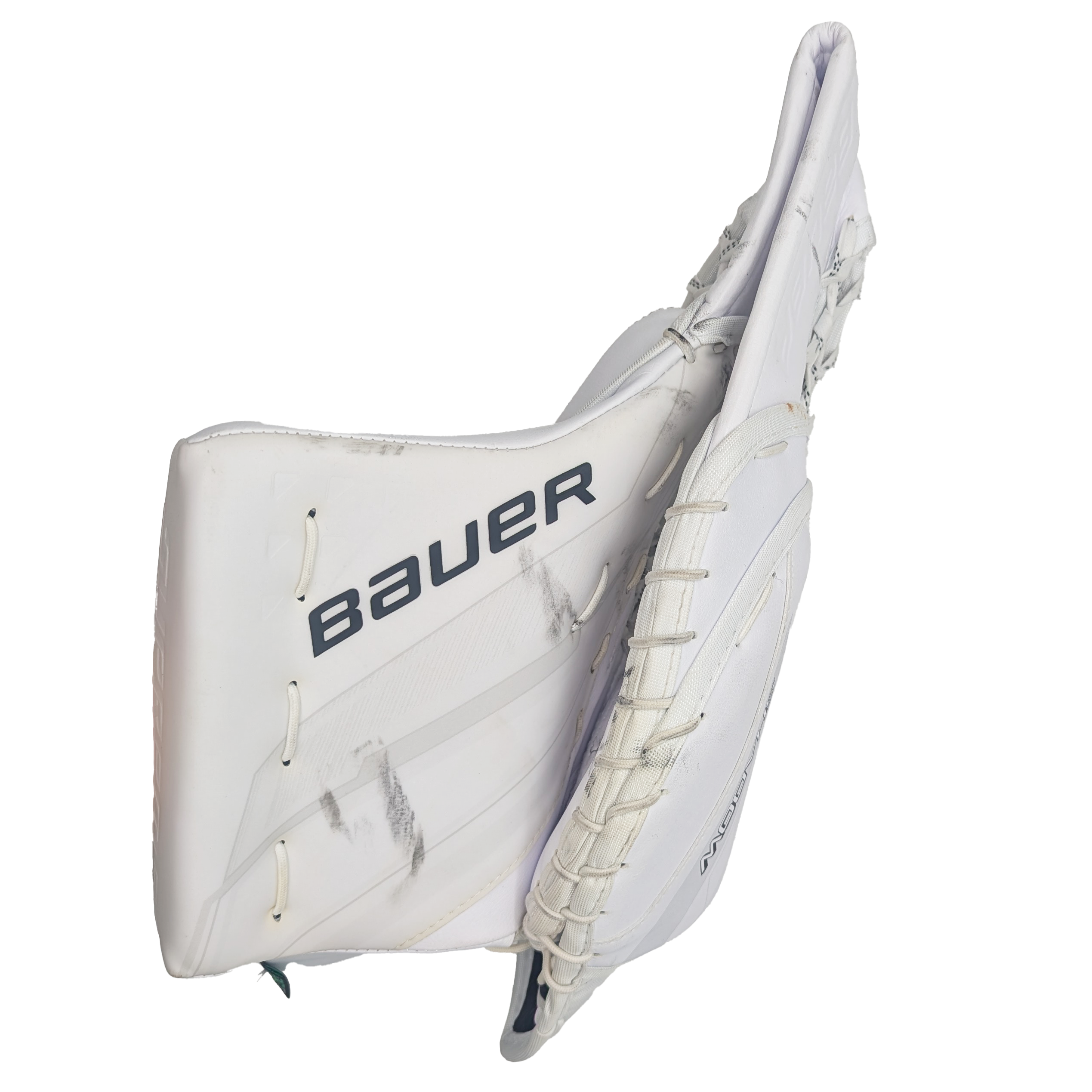 Bauer Supreme Shadow - Ballon de gardien de but AHL Pro Stock d'occasion (blanc)